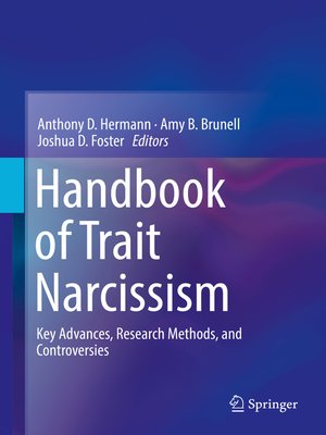 cover image of Handbook of Trait Narcissism